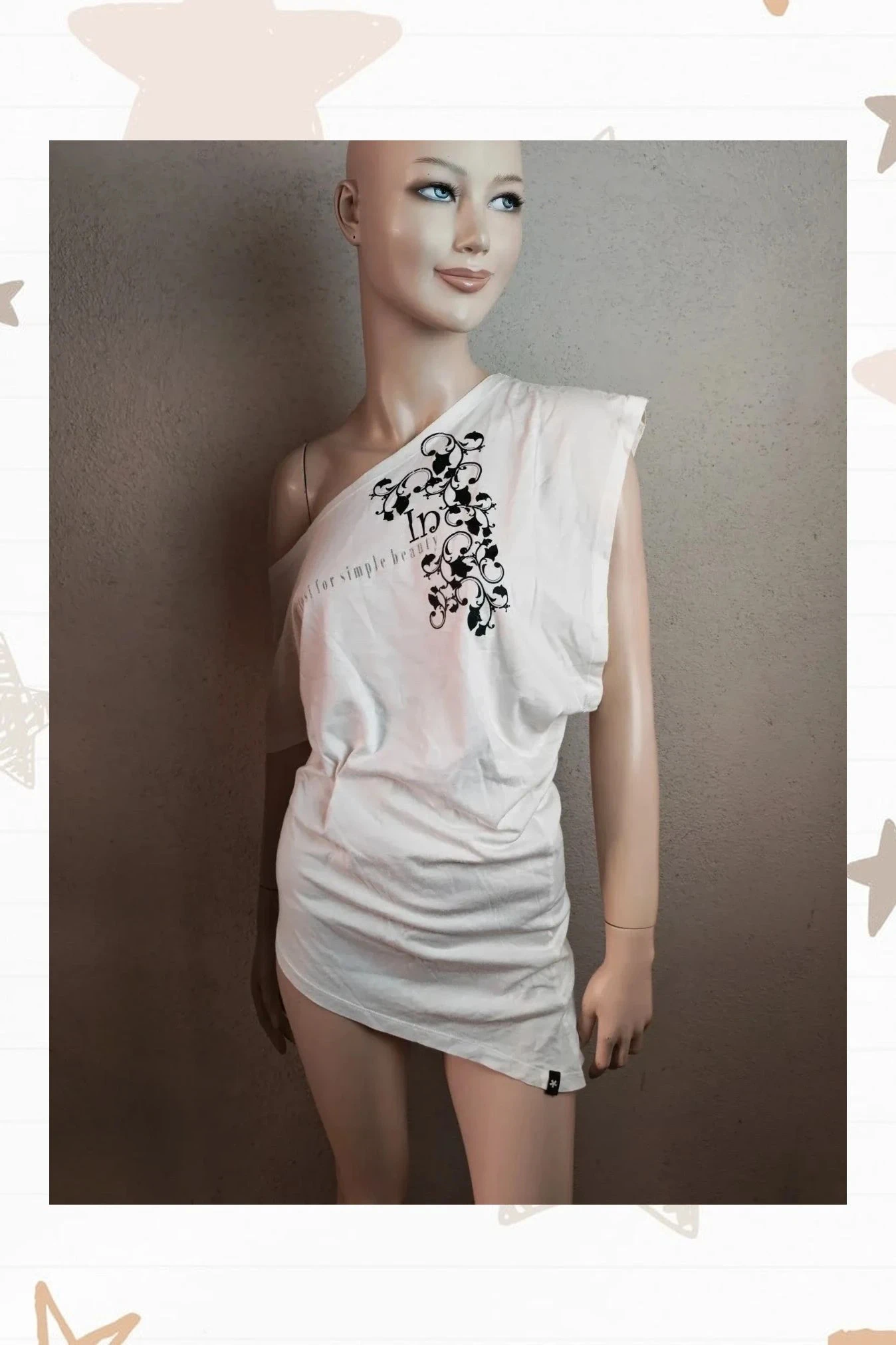 Camiseta asimétrica Tiffosi - Talla M